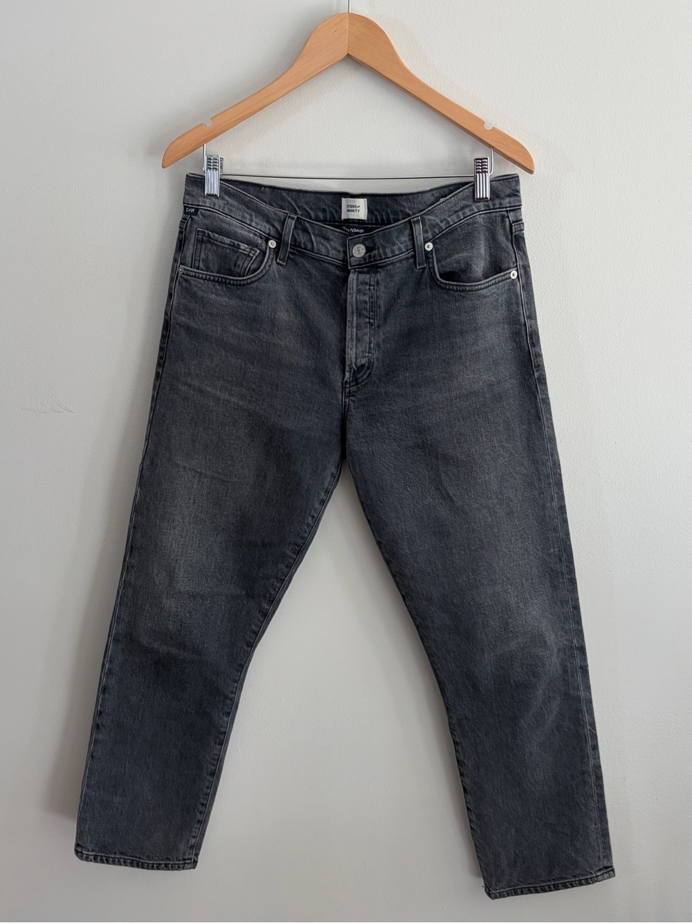 Citizens Of Humanity Emerson Washed Black Relaxed Women's Jeans